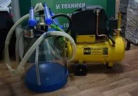 Мобильная доильная установка для коз