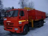 Манипулятор Soosan 513 на шасси самосвал Камаз 65115