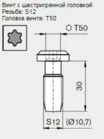 Винт самонарезающий Bosch Rexroth 3842530236