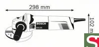 Угловая шлифмашина Bosch GWS 1400