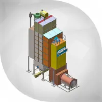 Зерносушилка шахтная Р1-С30Г на газовом топливе